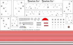 Bell 206 - Santini Air - N2044C - Decal 525