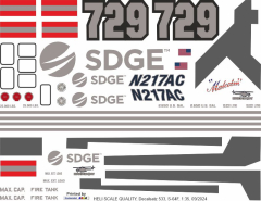 S-64F - SDGE - N217AC Malcolm - Decal 533