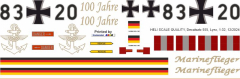 Sea Lynx - Bundeswehr Marine 83+20 - 100 years Marineflieger - Decal 555