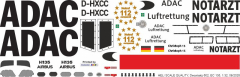 EC 135 - ADAC - D-HXCC Christoph 15 - Decal 602