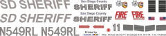 UH-1H - San Diego County Sheriff - N549RL - Decal 633