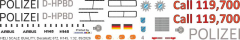 H145 - Polizei Bayern - D-HPBD - Call 119,700 - Decal 672